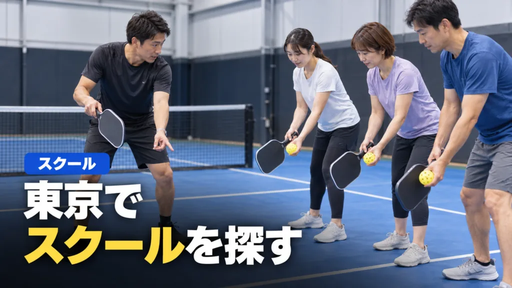 ピックルボール 東京 スクールの探し方と比較軸｜4つの軸