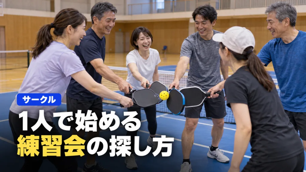 ピックルボールベアとは｜練習会とサークルの探し方