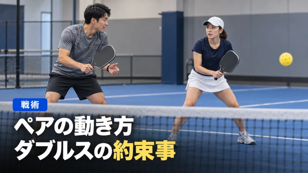 ピックルボール ダブルス戦術の基本と約束事