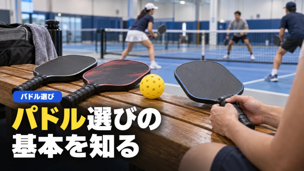 ピックルボール ラケット（パドル）の基礎知識｜規定と種類