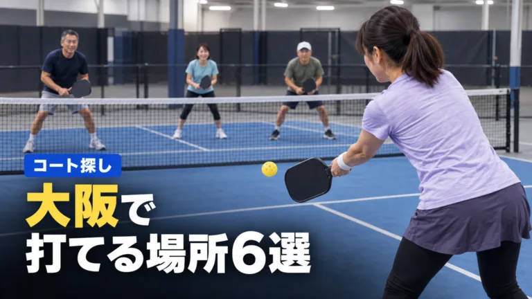 ピックルボール 大阪のコートと体験できる場所6か所