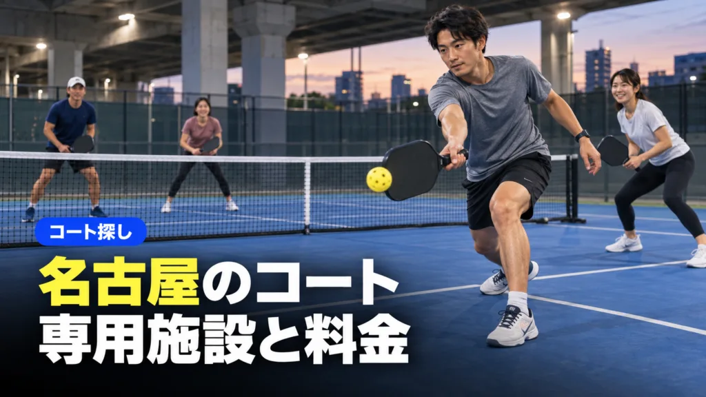 ピックルボール 名古屋・愛知で打てる11か所｜専用コートの料金