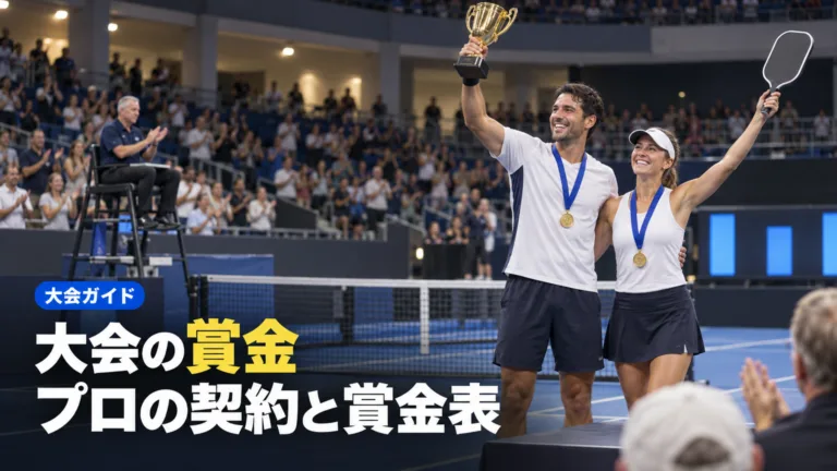 ピックルボール 大会の賞金とプロの仕組み｜PPAの契約と日本の賞金額