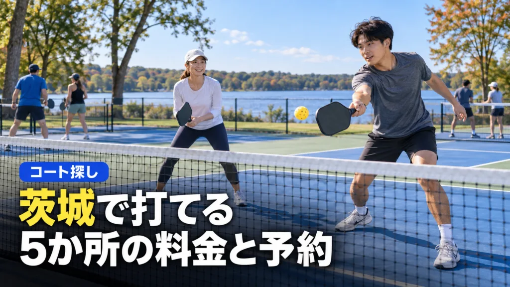 ピックルボール 茨城で打てる5か所｜つくば・水戸・大洗の料金と予約