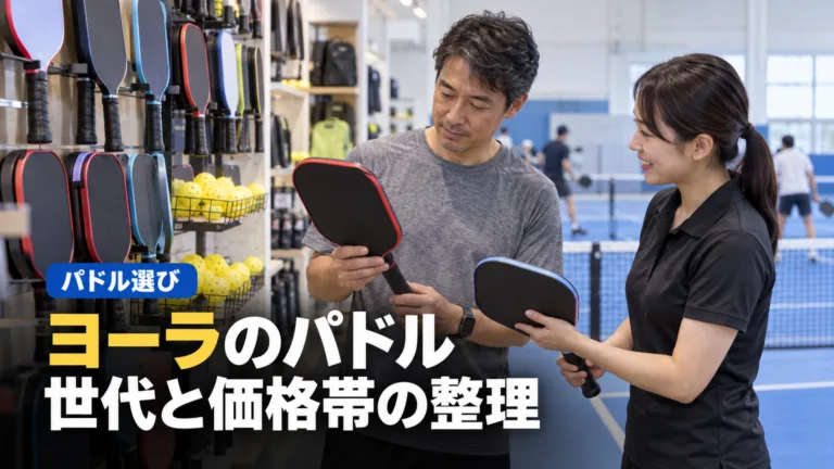 ピックルボール パドル ヨーラ（JOOLA）の製品整理｜世代と価格帯