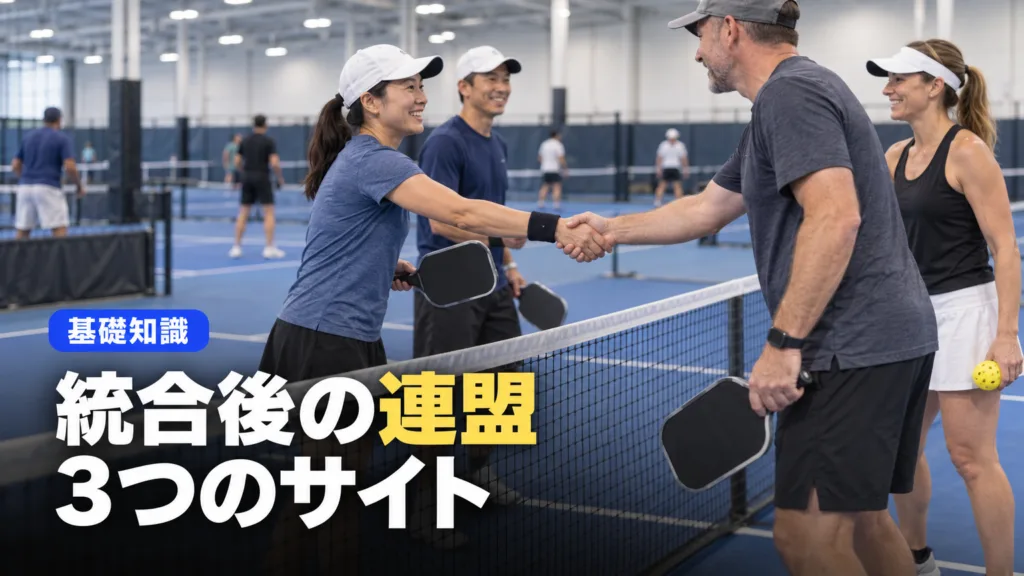 ピックルボール日本連盟とは｜統合後の体制と公式サイトの見方